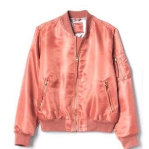 GAP Blush Pink Bomber Jacket